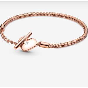Pandora Moments Heart T-Bar Bracelet